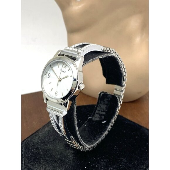Timex Women\'s Watch TW2W18600 Quartz Silver Dial Stainless Steel 25mm main image 13